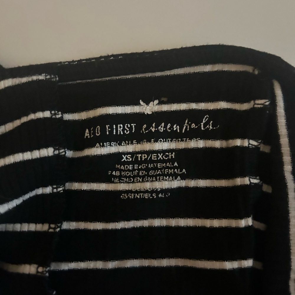 striped american eagle tank with braided back design - Picture 2 of 3